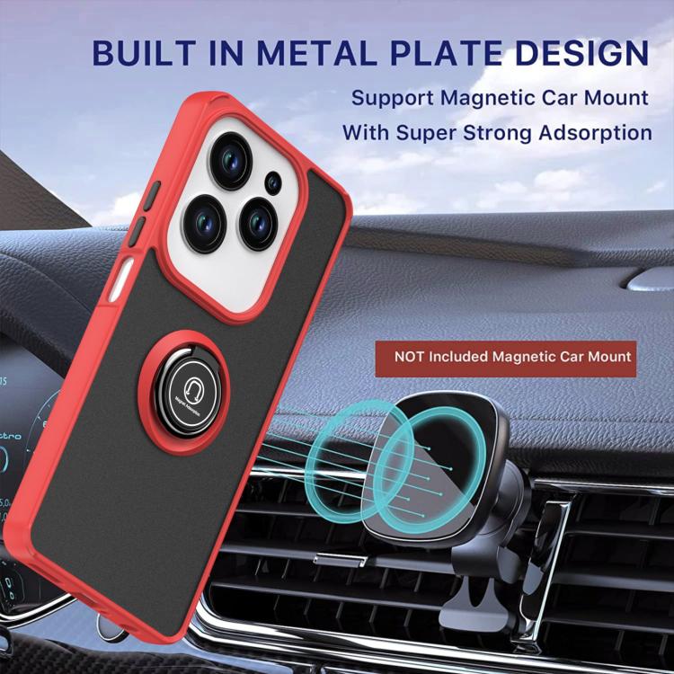 For Infinix Hot 40 / 40 Pro / Spark 20 Pro Q Shadow 1 Series TPU + PC Phone Case with Ring
