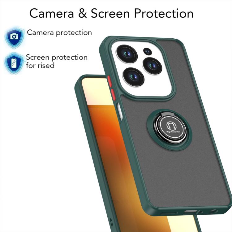 For Infinix Hot 40 / 40 Pro / Spark 20 Pro Q Shadow 1 Series TPU + PC Phone Case with Ring