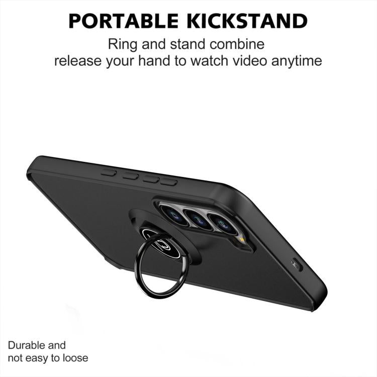 For Infinix Hot 60 Pro 4G Global Q Shadow 1 Series TPU + PC Phone Case with Ring
