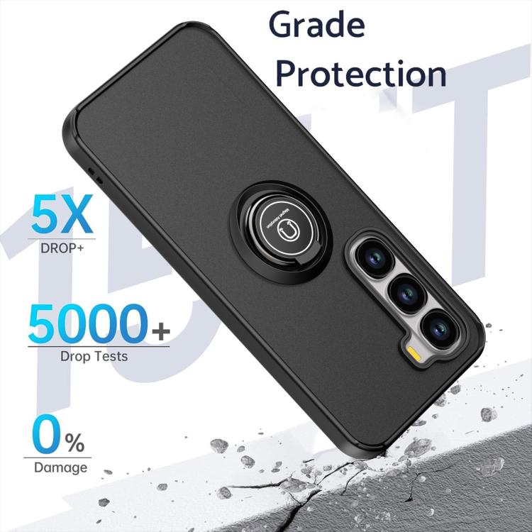 For Infinix Hot 60 Pro 4G Global Q Shadow 1 Series TPU + PC Phone Case with Ring