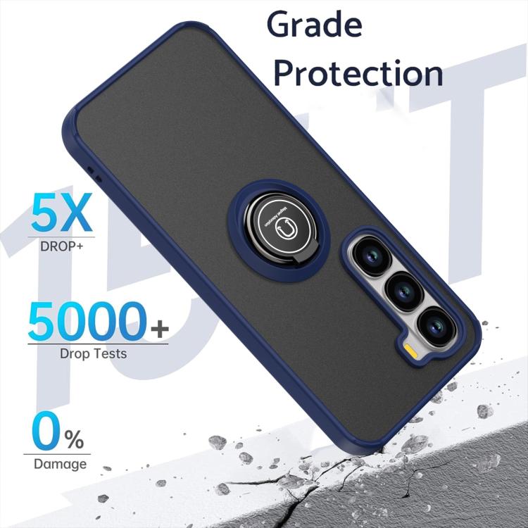 For Infinix Hot 60 Pro 4G Global Q Shadow 1 Series TPU + PC Phone Case with Ring