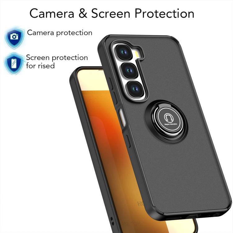 For Infinix Hot 60i 4G / 60 4G Q Shadow 1 Series TPU + PC Phone Case with Ring