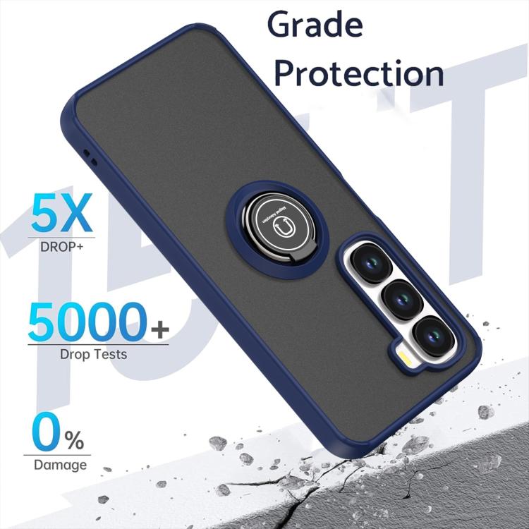 For Infinix Hot 60i 4G / 60 4G Q Shadow 1 Series TPU + PC Phone Case with Ring