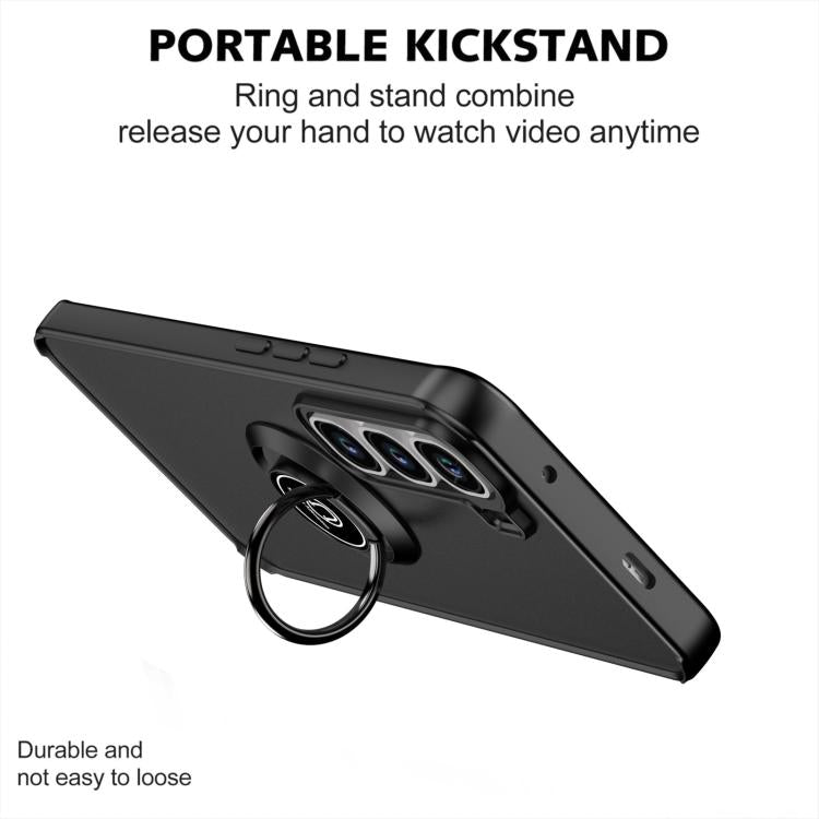 For Infinix Hot 60 Pro+ Q Shadow 1 Series TPU + PC Phone Case with Ring