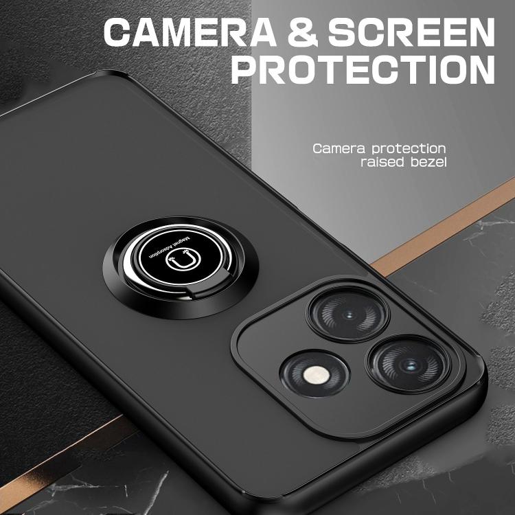 For Tecno Spark 10C Q Shadow 1 Series TPU + PC Phone Case with Ring