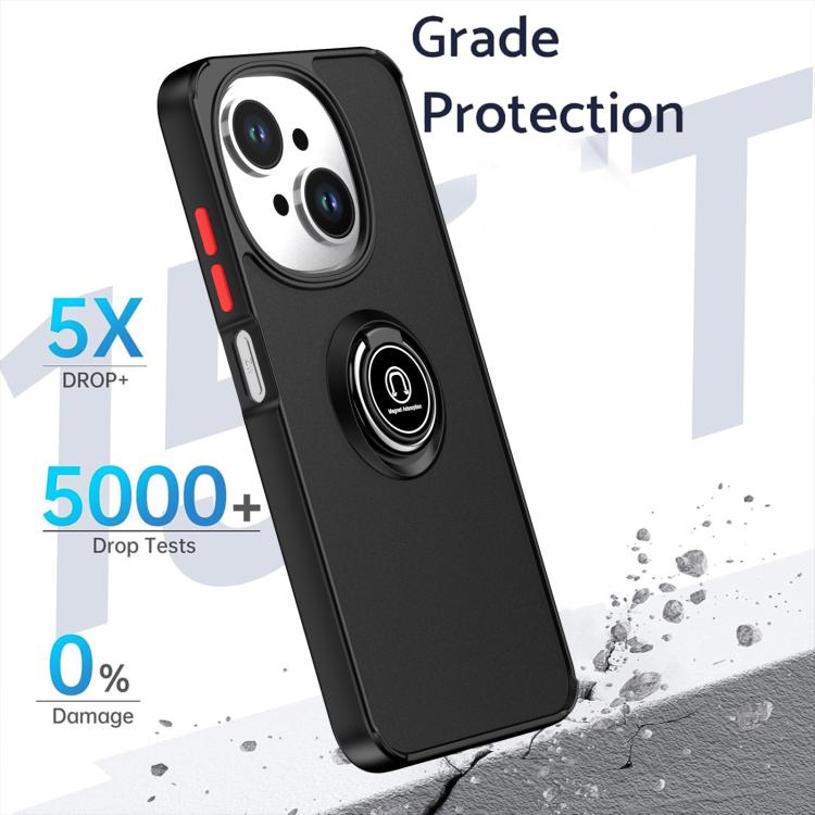 For Tecno Spark Go 1 / Go 2025 Q Shadow 1 Series TPU + PC Phone Case with Ring