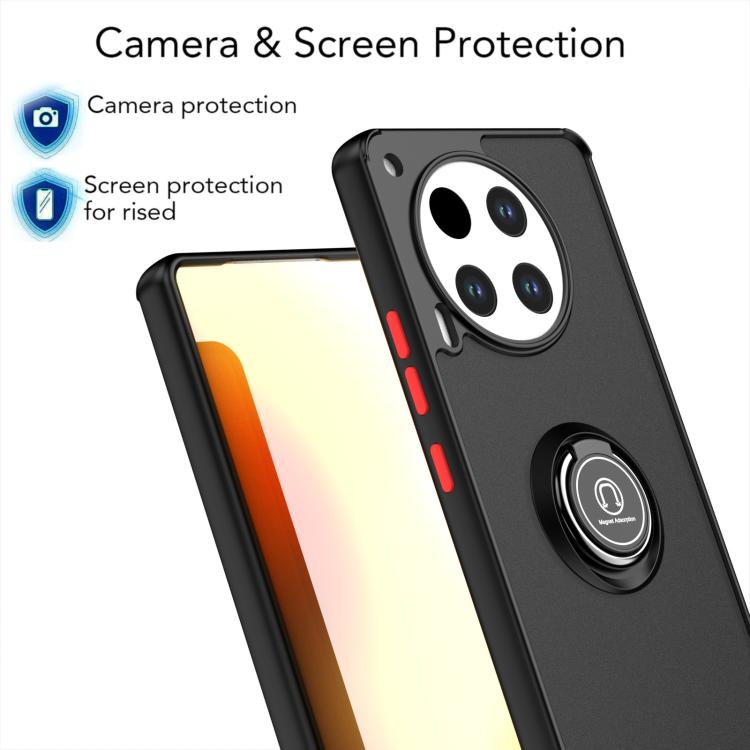For Tecno Camon 30 4G Q Shadow 1 Series TPU + PC Phone Case with Ring