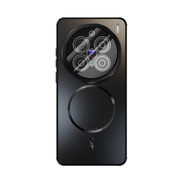 For vivo X200 Pro ABEEL Heat Dissipation Frosted MagSafe Phone Case with Lens Film