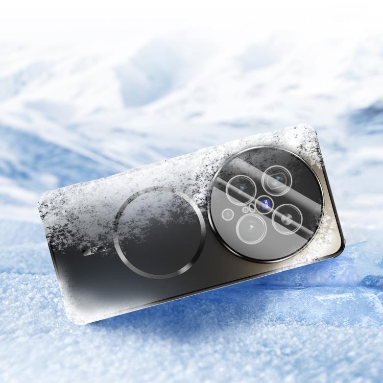 For vivo X200 Pro ABEEL Heat Dissipation Frosted MagSafe Phone Case with Lens Film