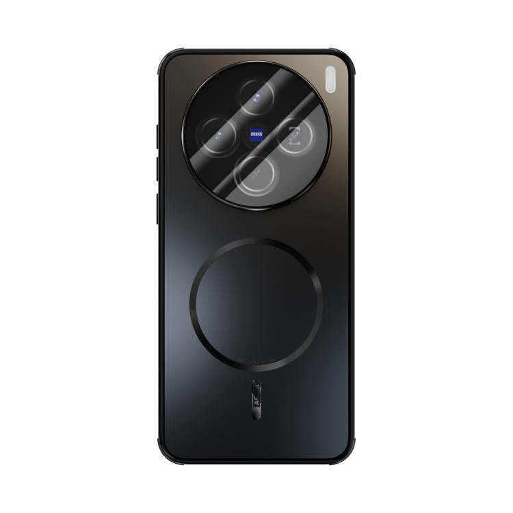 For vivo X200s ABEEL Heat Dissipation Frosted MagSafe Phone Case with Lens Film