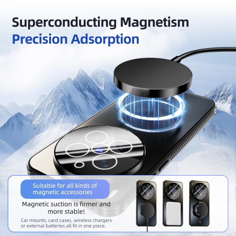 For vivo X300 Pro ABEEL Heat Dissipation Frosted MagSafe Phone Case with Lens Film