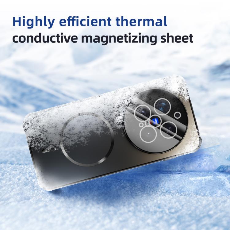 For vivo X300 Pro ABEEL Heat Dissipation Frosted MagSafe Phone Case with Lens Film