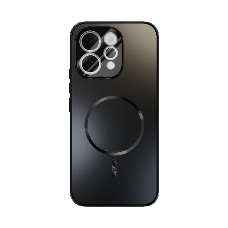 For vivo S50 5G ABEEL Heat Dissipation Frosted MagSafe Phone Case with Lens Film
