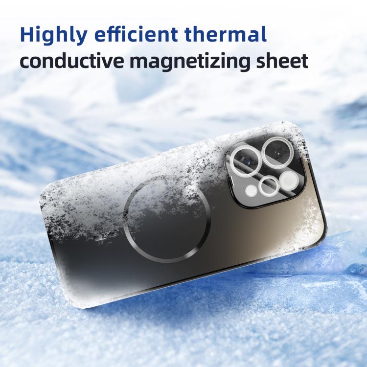 For vivo S50 5G ABEEL Heat Dissipation Frosted MagSafe Phone Case with Lens Film