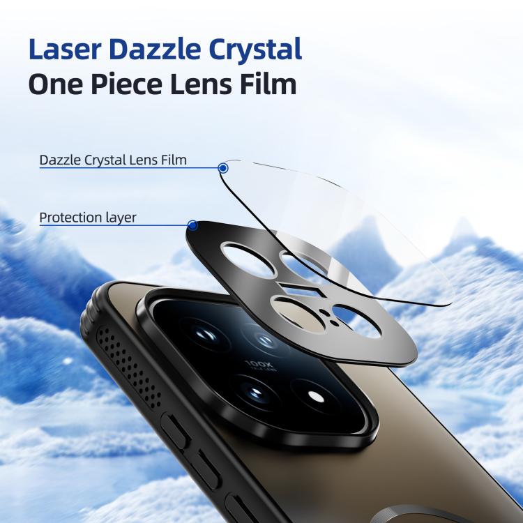 For vivo iQOO 15 Ultra 5G ABEEL Heat Dissipation Frosted MagSafe Phone Case with Lens Film