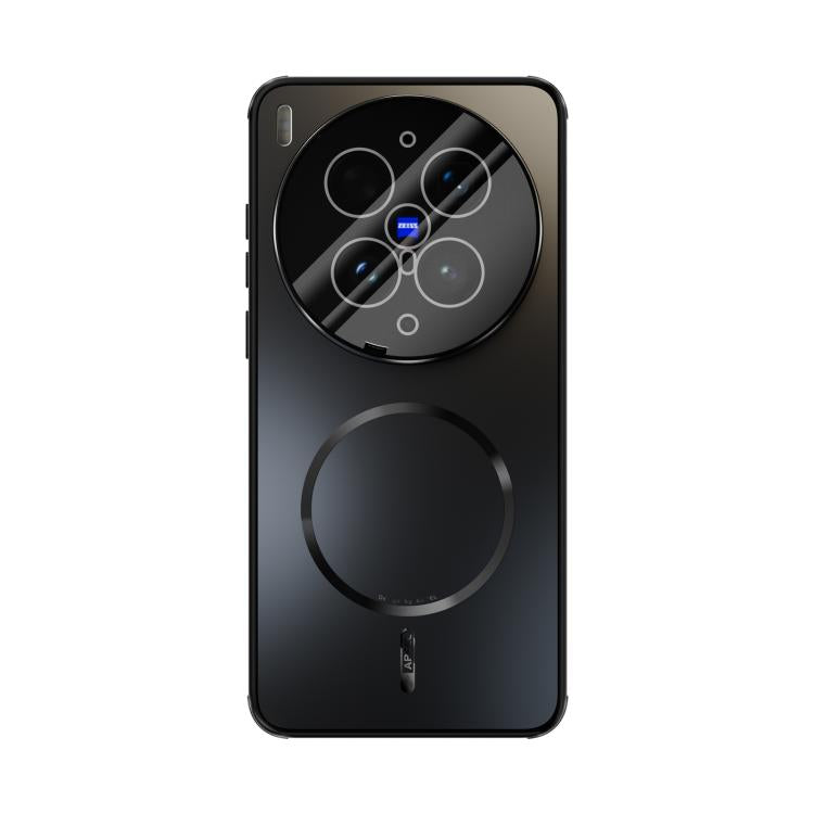 For vivo X300 Ultra ABEEL Heat Dissipation Frosted MagSafe Phone Case with Lens Film