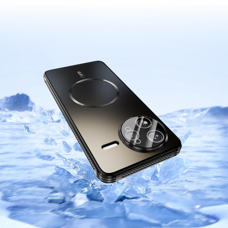 For Redmi K80 ABEEL Heat Dissipation Frosted MagSafe Phone Case with Lens Film