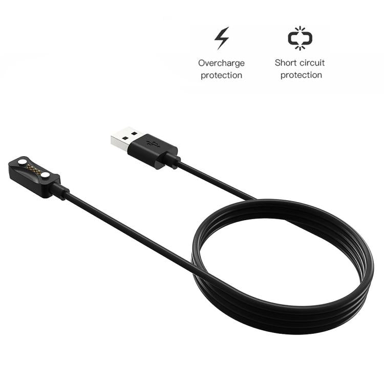 For Polar Pacer Pro xDfind USB Interface Smart Watch Charging Cable, Length: 1m - Black