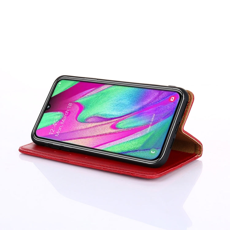 For Samsung Galaxy A2 Core Non-Magnetic Retro Texture Horizontal Flip Leather Case with Holder & Card Slots & Wallet