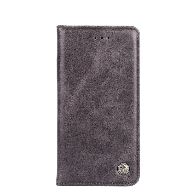 For Samsung Galaxy A70s Non-Magnetic Retro Texture Horizontal Flip Leather Case with Holder & Card Slots & Wallet