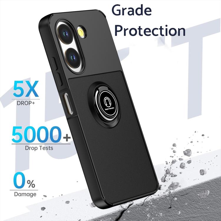 For ZTE Blade A34 / A54 Q Shadow 1 Series TPU + PC Phone Case with Ring