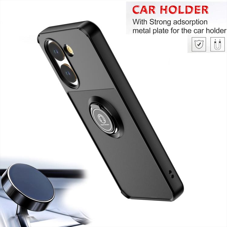 For ZTE Blade A34 / A54 Q Shadow 1 Series TPU + PC Phone Case with Ring