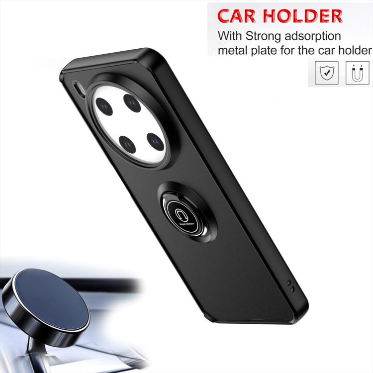 For ZTE Blade V70 Max Q Shadow 1 Series TPU + PC Phone Case with Ring