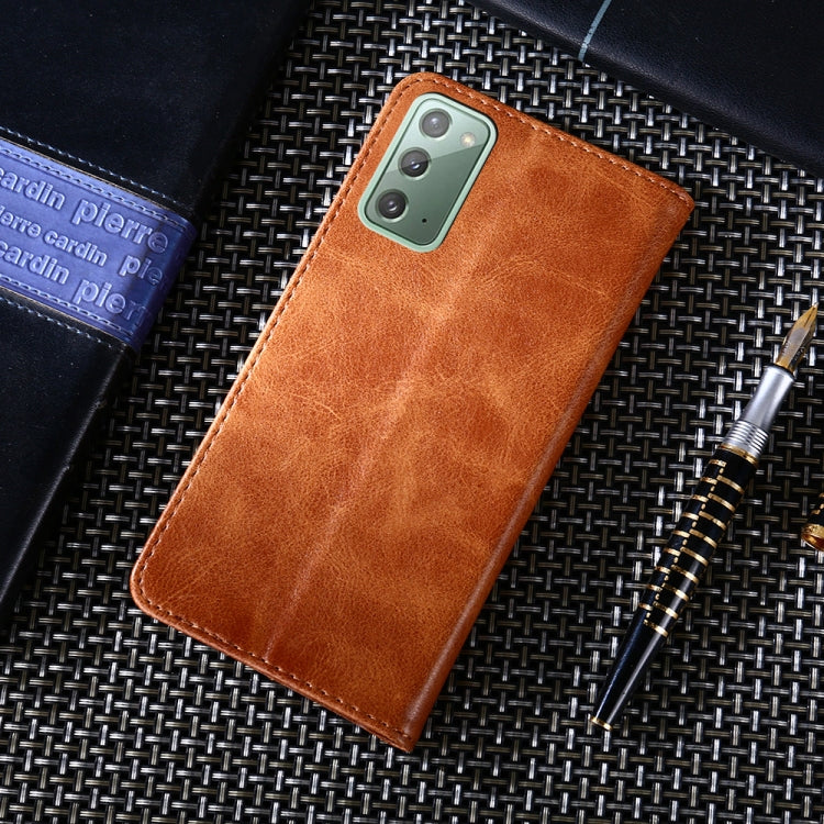 For Samsung Galaxy S20 Ultra Non-Magnetic Retro Texture Horizontal Flip Leather Case with Holder & Card Slots & Wallet