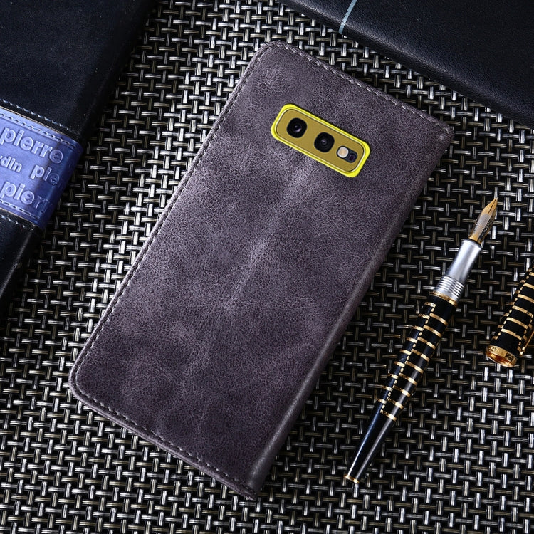 For Samsung Galaxy S10 Lite Non-Magnetic Retro Texture Horizontal Flip Leather Case with Holder & Card Slots & Wallet