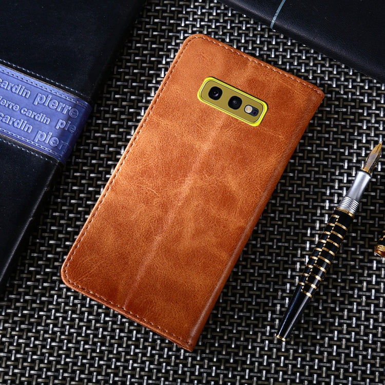For Samsung Galaxy S10 Lite Non-Magnetic Retro Texture Horizontal Flip Leather Case with Holder & Card Slots & Wallet