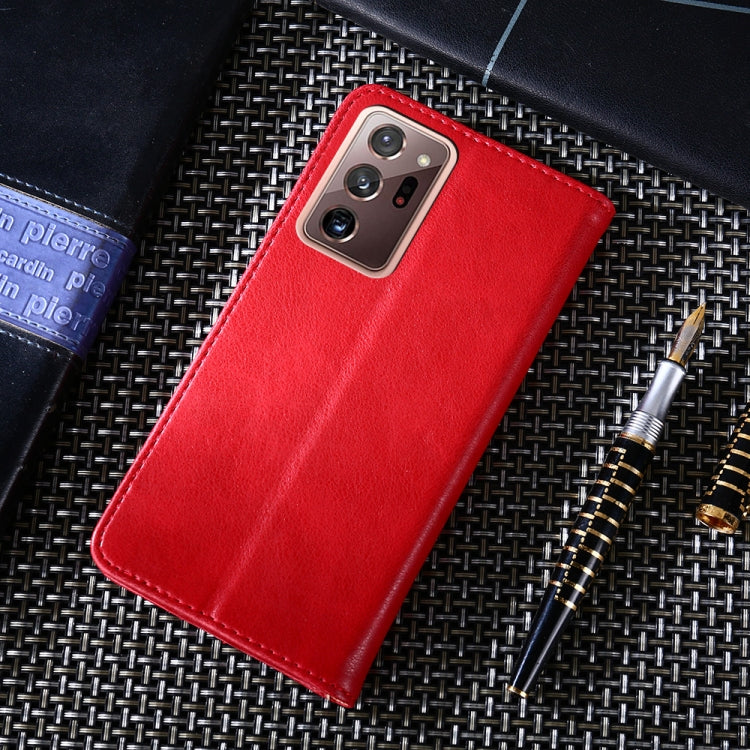 For Samsung Galaxy Note20 Ultra Non-Magnetic Retro Texture Horizontal Flip Leather Case with Holder & Card Slots & Wallet