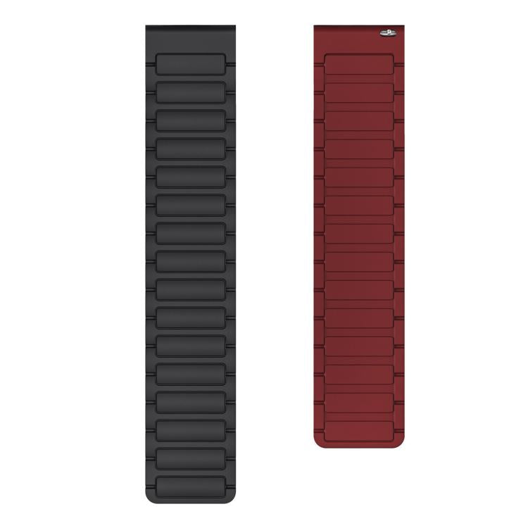 22mm xDfind I-shaped Magnetic Silicone Watch Band