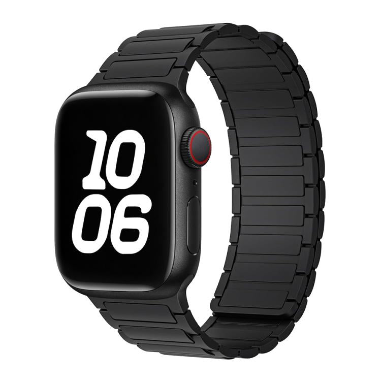 For Apple Watch 42 / 44 / 45 / 46 / 49mm xDfind I-shaped Magnetic Silicone Watch Band