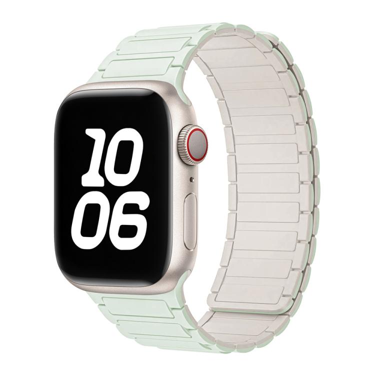 For Apple Watch 38 / 40 / 41 / S10 42mm xDfind I-shaped Magnetic Silicone Watch Band
