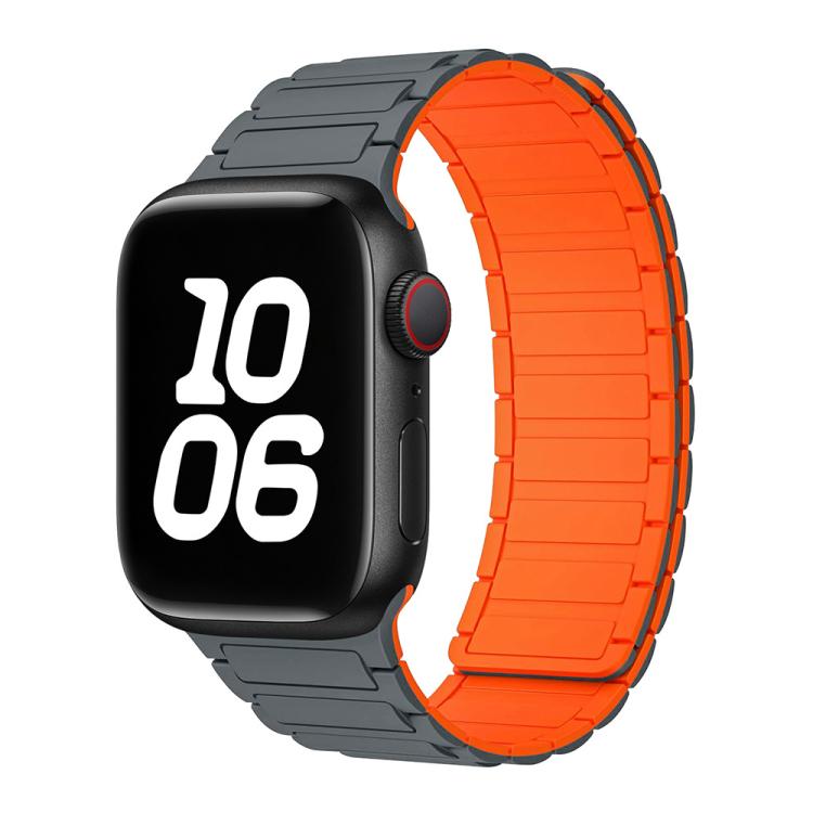 For Apple Watch 38 / 40 / 41 / S10 42mm xDfind I-shaped Magnetic Silicone Watch Band