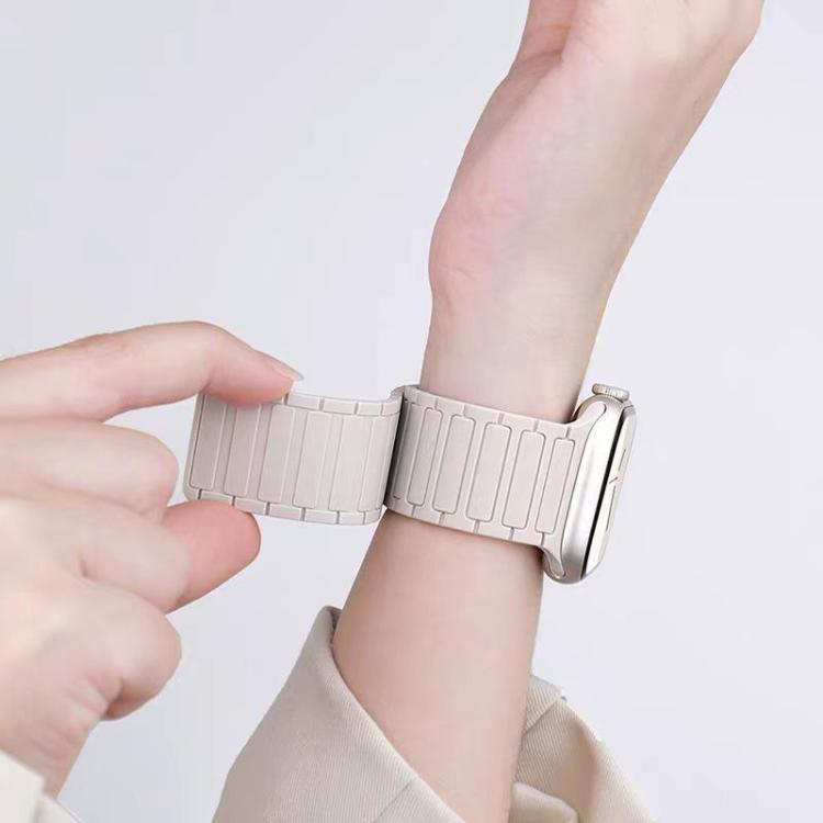 For Fitbit Versa 4 / 3 / Sense 2 / Sense xDfind I-shaped Magnetic Silicone Watch Band