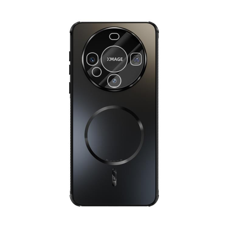 For Huawei Mate 60 ABEEL Heat Dissipation Frosted MagSafe Phone Case with Lens Film