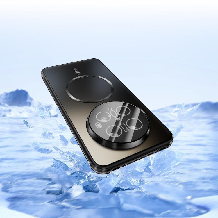 For Huawei Mate 70 ABEEL Heat Dissipation Frosted MagSafe Phone Case with Lens Film