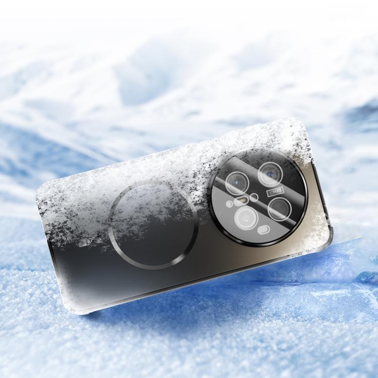 For Huawei Mate 70 ABEEL Heat Dissipation Frosted MagSafe Phone Case with Lens Film