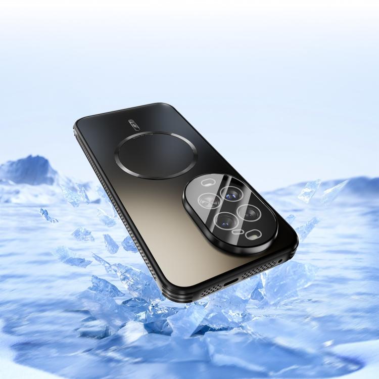 For Huawei nova 14 Pro ABEEL Heat Dissipation Frosted MagSafe Phone Case with Lens Film