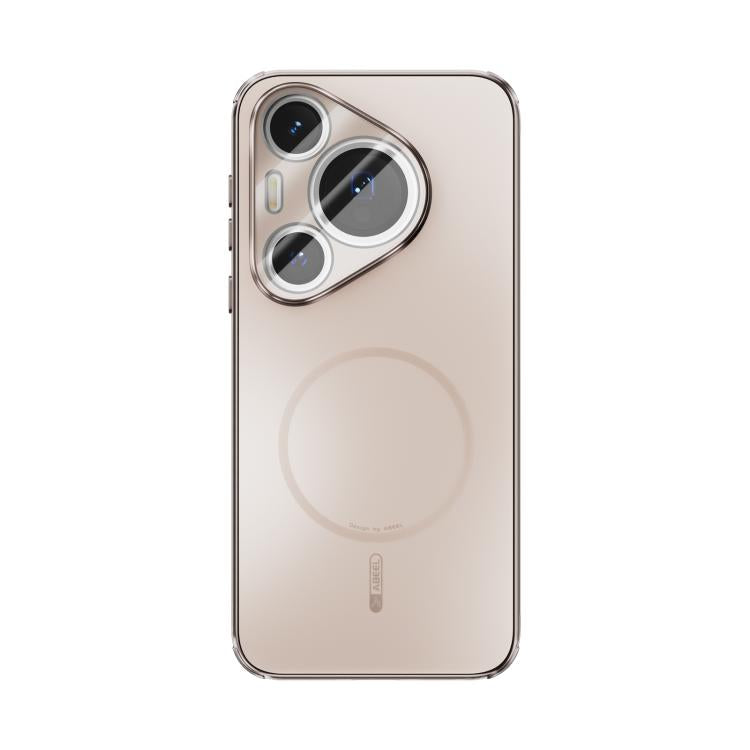 For Huawei Pura 70 Pro / 70 Pro+ ABEEL Heat Dissipation Frosted MagSafe Phone Case with Lens Film
