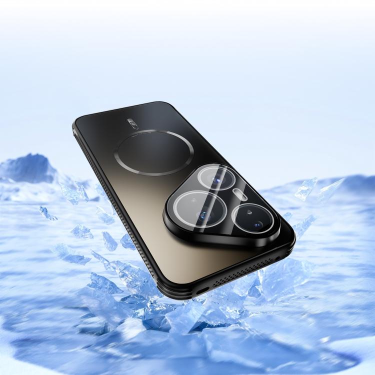 For Huawei Pura 70 ABEEL Heat Dissipation Frosted MagSafe Phone Case with Lens Film