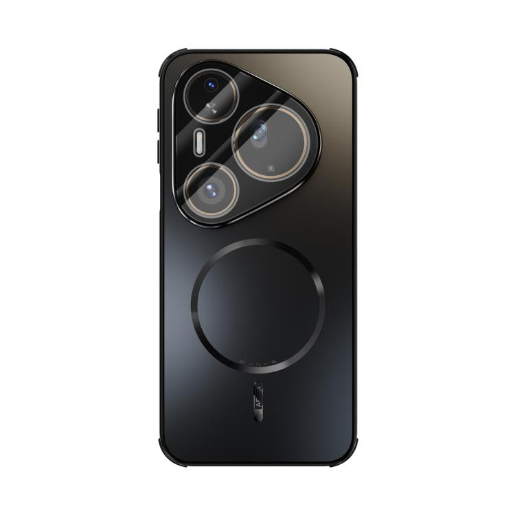 For Huawei Pura 80 Ultra 5G ABEEL Heat Dissipation Frosted MagSafe Phone Case with Lens Film
