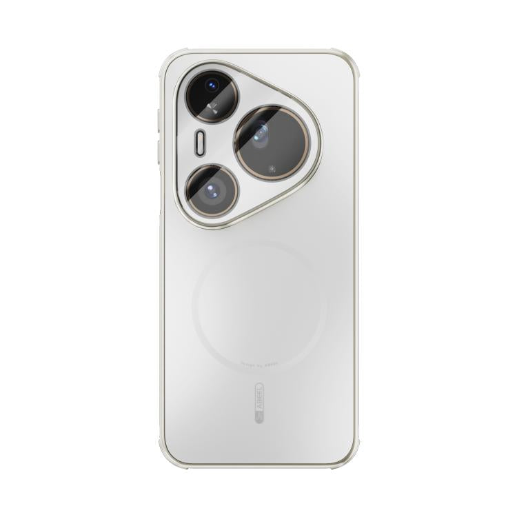 For Huawei Pura 80 Ultra 5G ABEEL Heat Dissipation Frosted MagSafe Phone Case with Lens Film