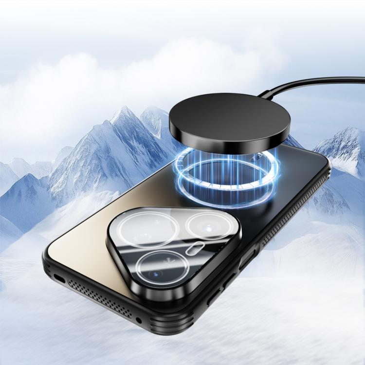 For Huawei Pura 80 5G ABEEL Heat Dissipation Frosted MagSafe Phone Case with Lens Film