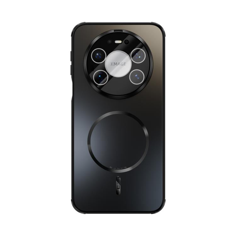 For Huawei Mate 80 Pro Max ABEEL Heat Dissipation Frosted MagSafe Phone Case with Lens Film