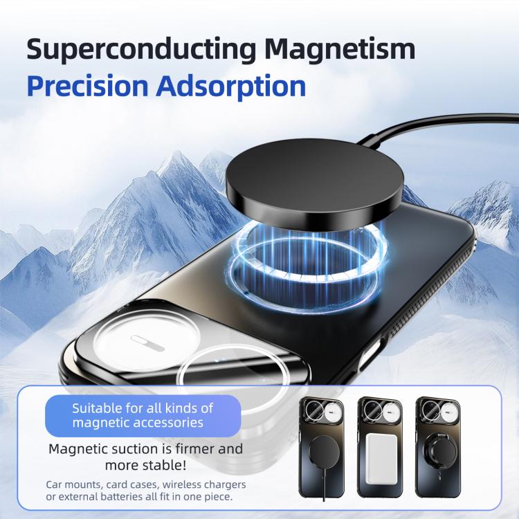 For Huawei nova 15 Pro ABEEL Heat Dissipation Frosted MagSafe Phone Case with Lens Film