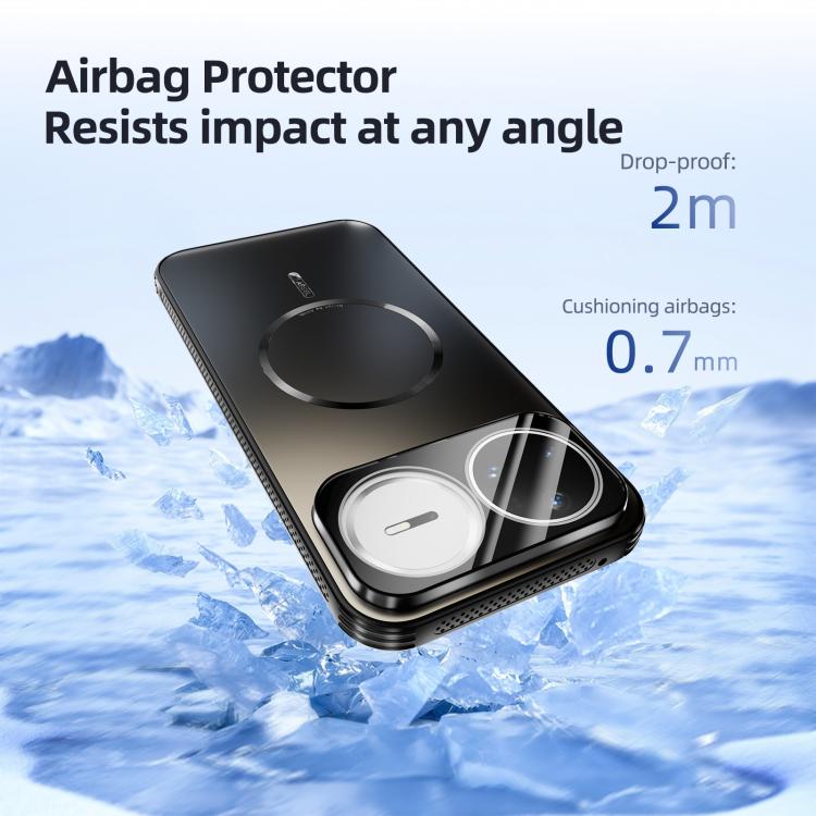 For Huawei nova 15 ABEEL Heat Dissipation Frosted MagSafe Phone Case with Lens Film