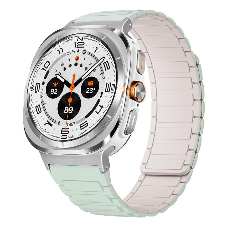 For Samsung Galaxy Watch Ultra / Ultra 2025 xDfind I-shaped Magnetic Silicone Watch Band