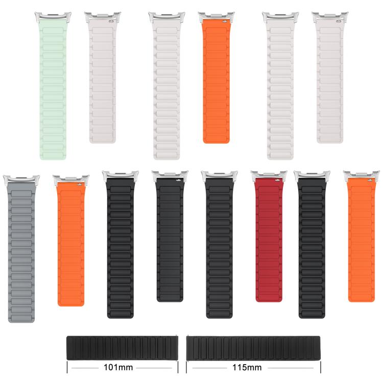 For Samsung Galaxy Watch Ultra / Ultra 2025 xDfind I-shaped Magnetic Silicone Watch Band
